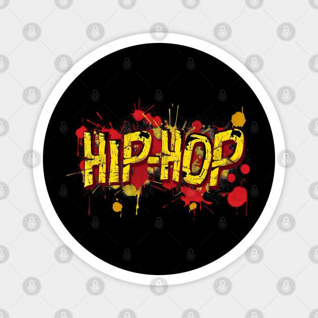 Hip Hop Graffiti Magnet by UrbanLifeApparel